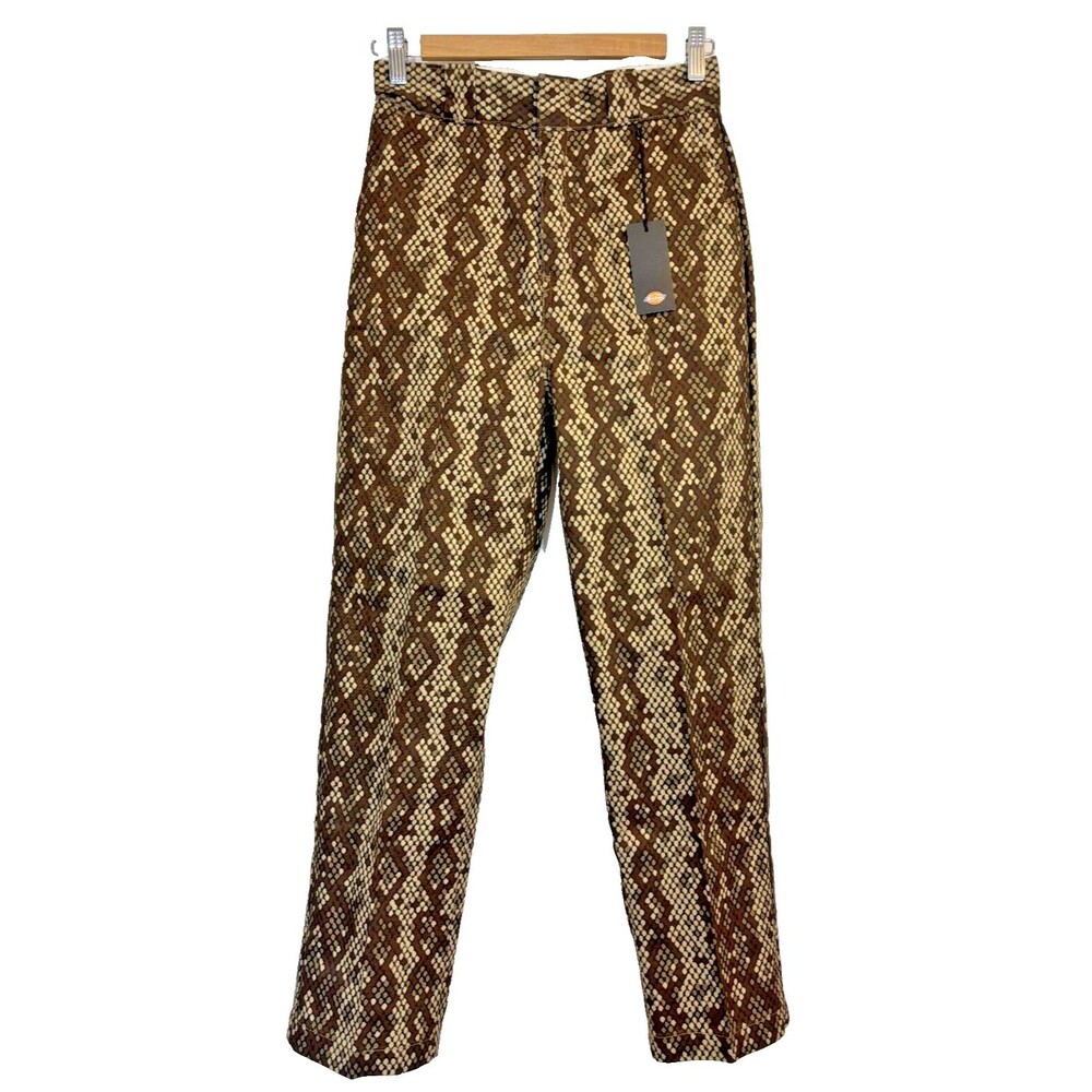 Dickies Women's Camden Camo Snake Print High Rise - 4R NWT